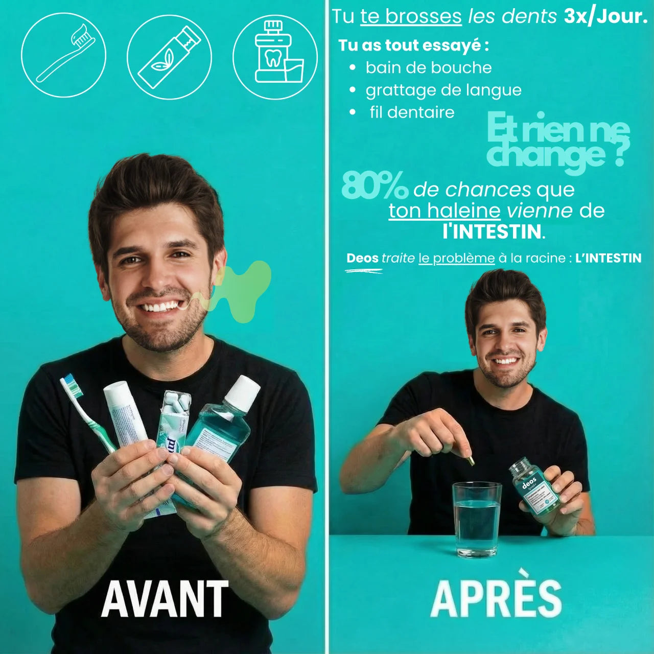 Deos™ Haleine & Corps : solution à la racine