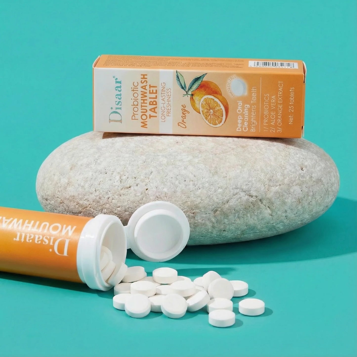 DIWAAR™ Orange Probiotiques Oraux • Haleine Fraîche Instantanée