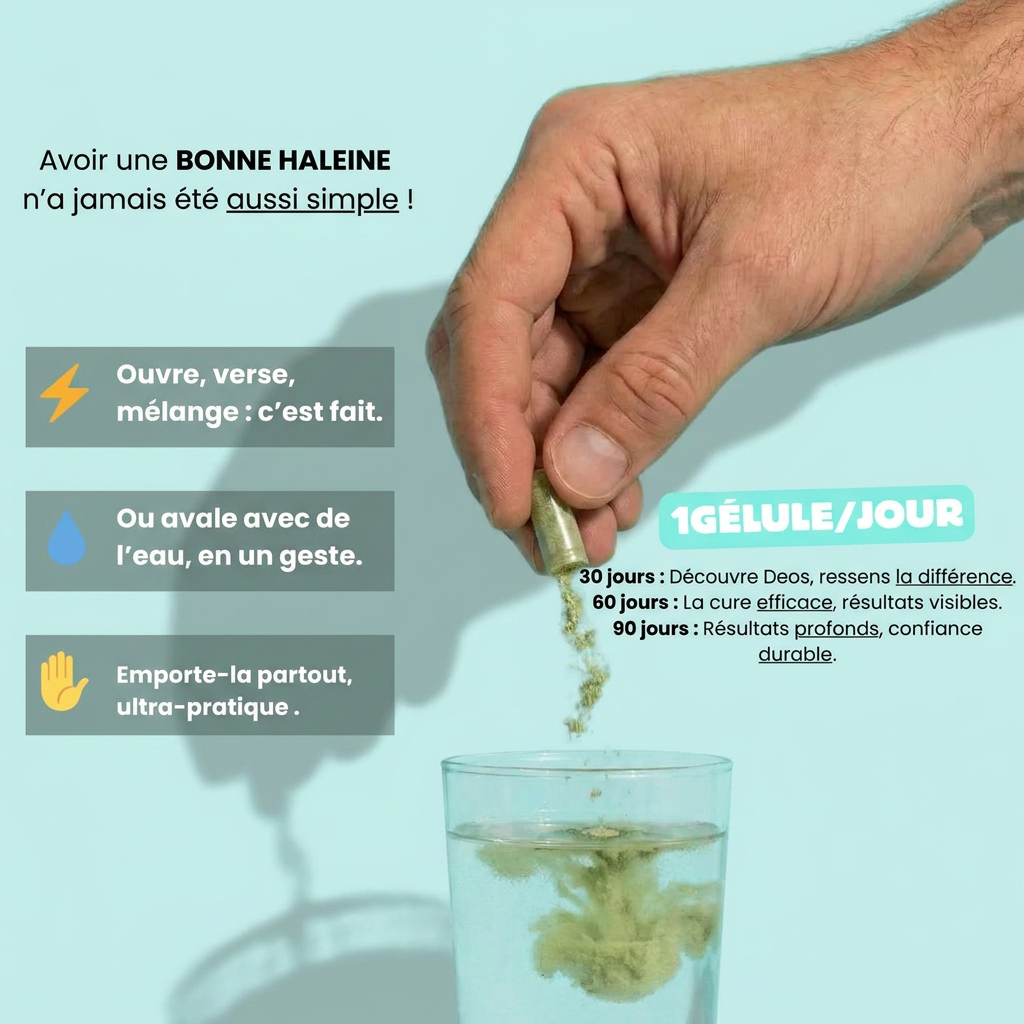 Deos™ Haleine & Corps : solution pour les sportifs