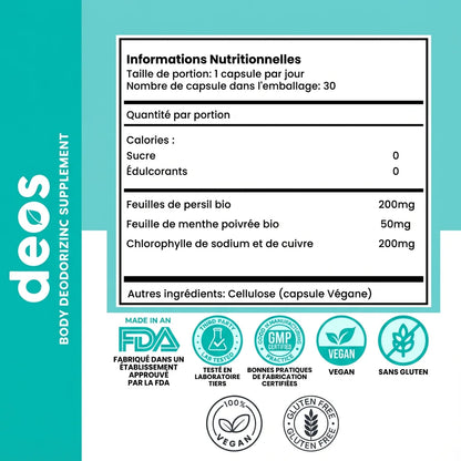 Deos™ Haleine & Corps : solution à la racine