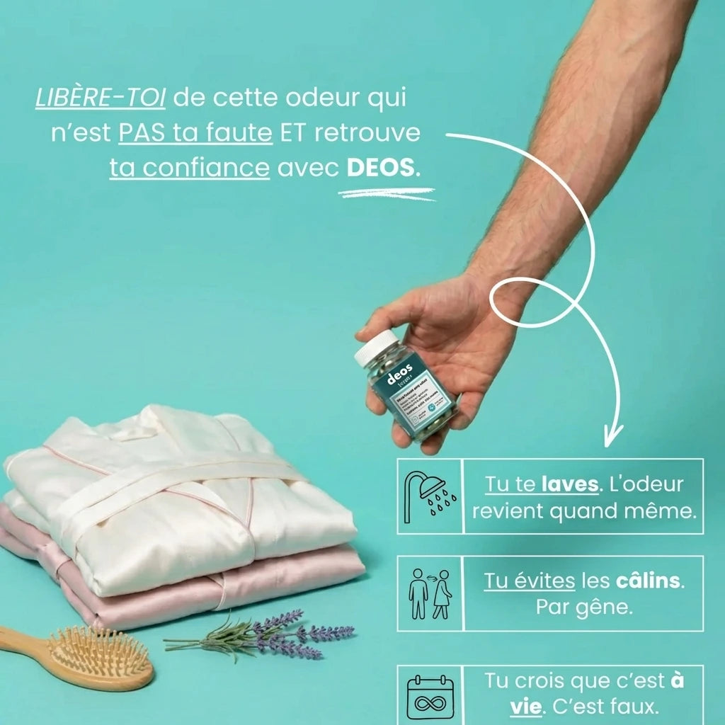 Deos™ Haleine & Corps : la fraîcheur revient de l'intérieur