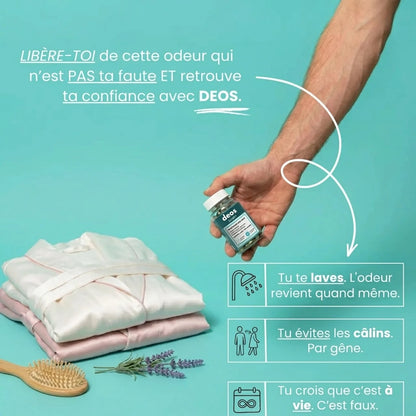 Deos™ Haleine & Corps : la fraîcheur revient de l'intérieur