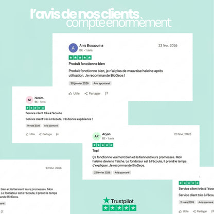 Deos™ Haleine & Corps : solution à la racine